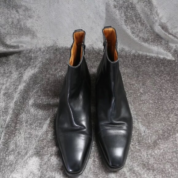 Sutor Mantellassi Black Leather Boots - Size 12 US / 45 EU - Picture 6 of 8